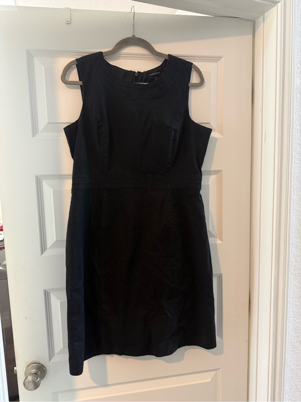 Banana Republic Navy Sleeveless Midi Dress